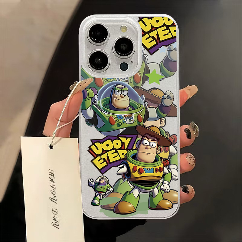 เคสโทรศัพท์มือถืออะคริลิคใส ทอยสตอรี่For iPhone 11 13 15 เคส ไอโฟน12 14 ProMax 7 8Plus X XR XSMaxกันกระแทก ส่งจากไทยสิน