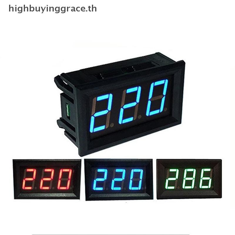 Hgth 0.56 ในโวลต์มิเตอร์แบบดิจิตอลแอมป์มิเตอร์ DC แผง Amp โวลต์แรงดันไฟฟ้า Current Meter Tester HGTH