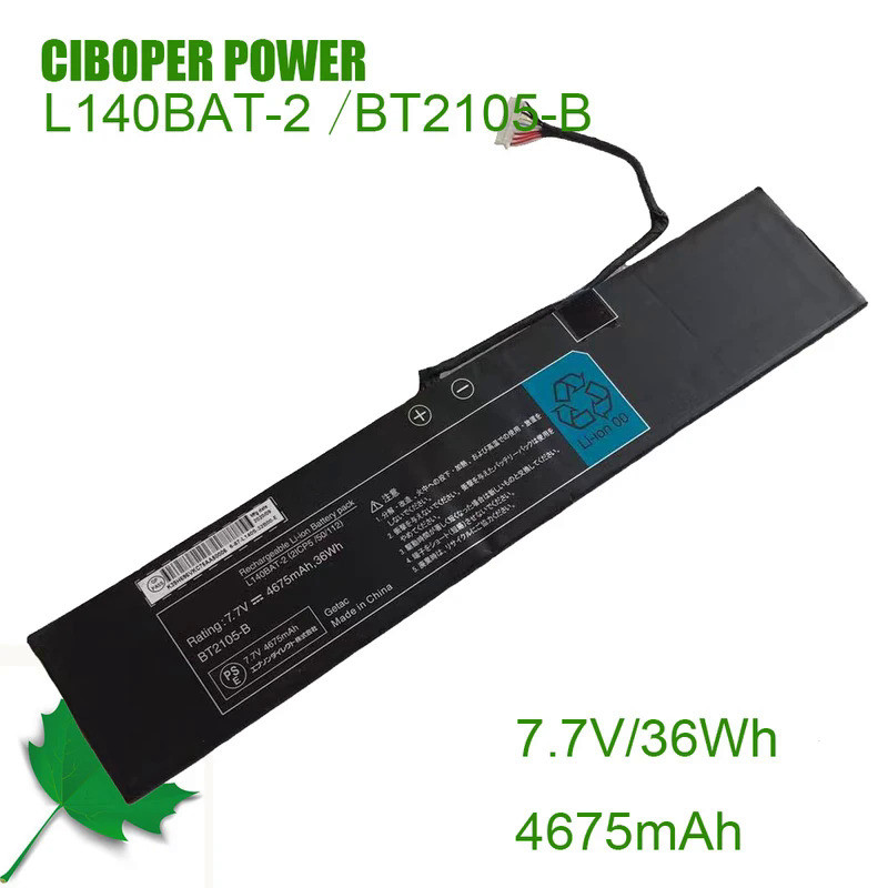 CP New Laptop Battery L140BAT-2 BT2105-B 7.7V/36Wh/4675mAh Notebook Battery