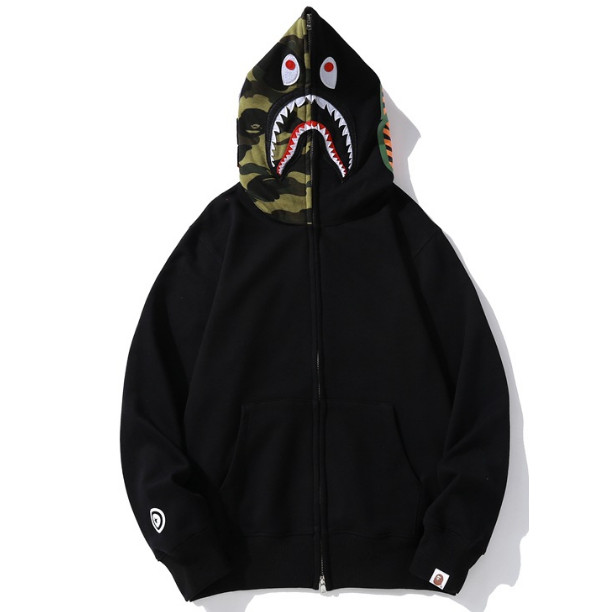 BAPEeเสื้อกันหนาวลําลอง มีฮู้ด สไตล์ใหม่ สําหรับผู้ชาย และผู้หญิง 0916