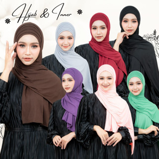 ผ้าพันฮิญาบสวมสำเร็จ พร้อมอินเนอร์ ดีเทลตีเกร็ด เนื้อผ้าร่อง…