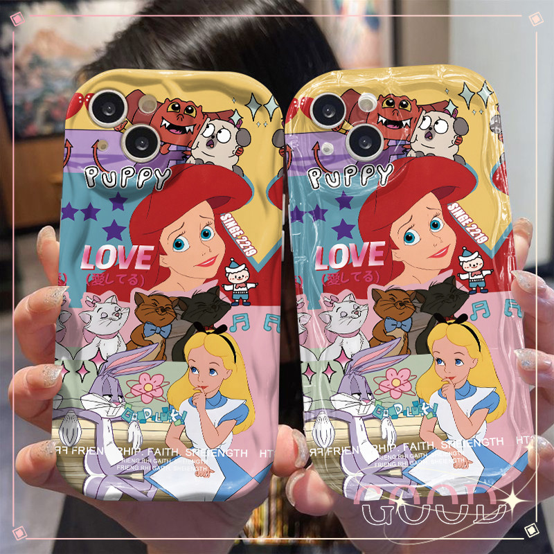 GOOD ส่งจากไทย เคสโทรศัพท์มือถือนิ่ม สเตอริโอ เคสไอโฟน กันกระแทกIP16 15 14 13 12 11 Promax 7 8P X/XSMaxเจ้าหญิงเทพนิยาย