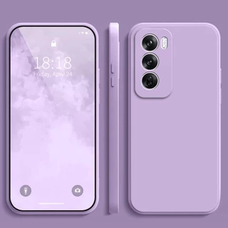 เคส OPPO Reno 12 5g สีทึบ OPPO Reno12 5g เคสซิลิโคนป้องกันการตกสีธรรมดาเรียบง่าย YT