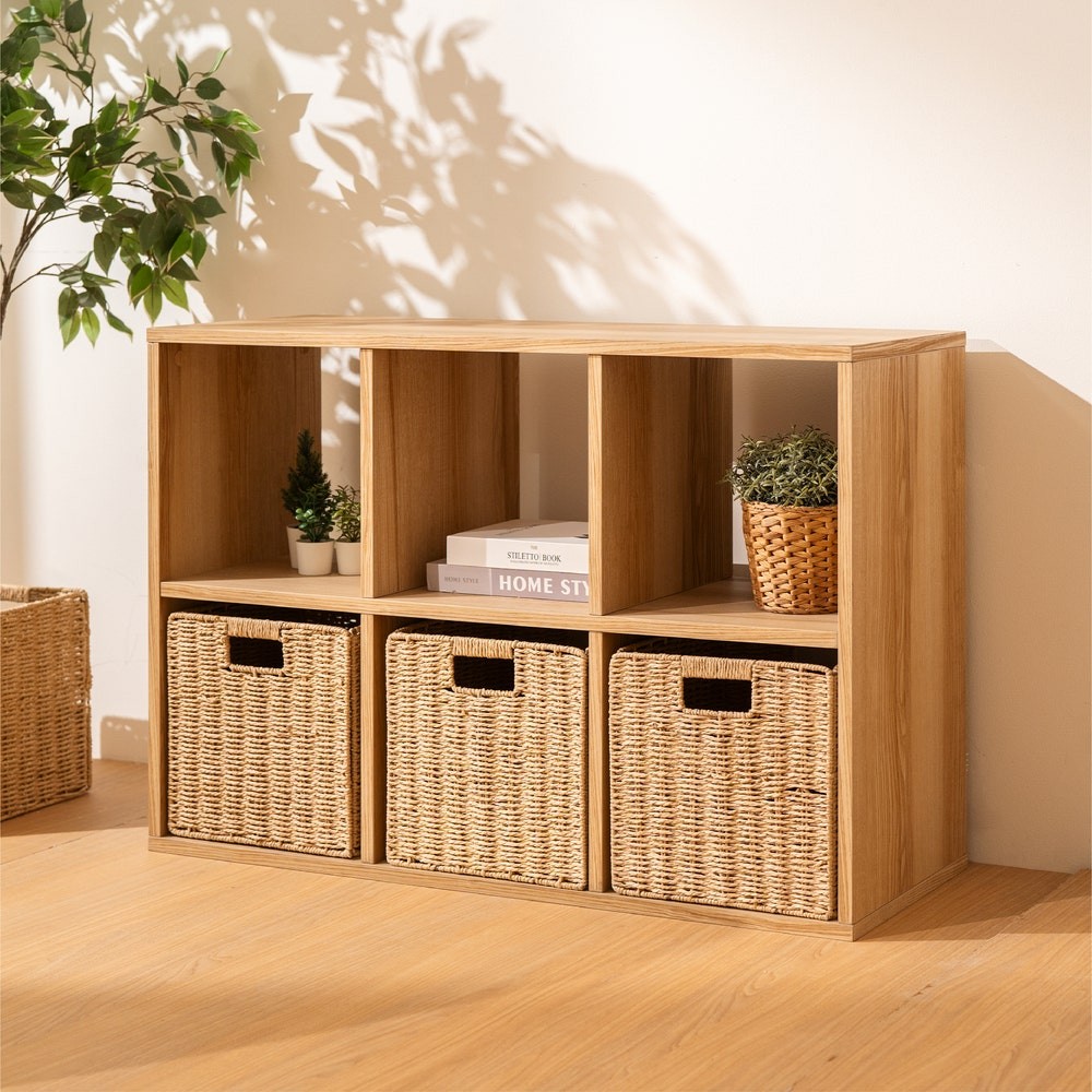 Koncept Furniture ชั้นเก็บของ KC-PLAY รุ่น KORA/C97x65 cm. สีลินเบิร์ก (97x33x65 ซม.) แบรนด์ KONCEPT FURNITURE