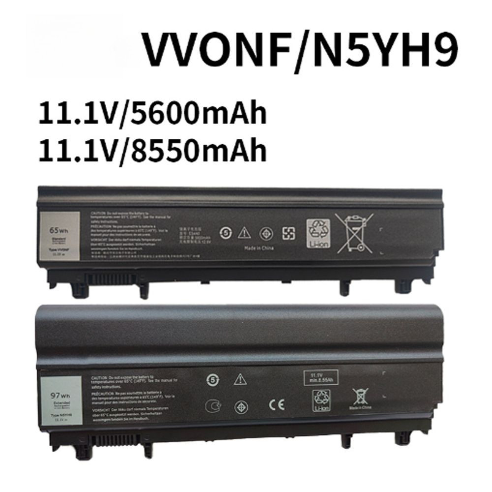 เหมาะสำหรับ Dell E5440 E5540 6เซลล์/9เซลล์ vv0nf vjxmc N5YH9แบตเตอรี่แล็ปท็อป