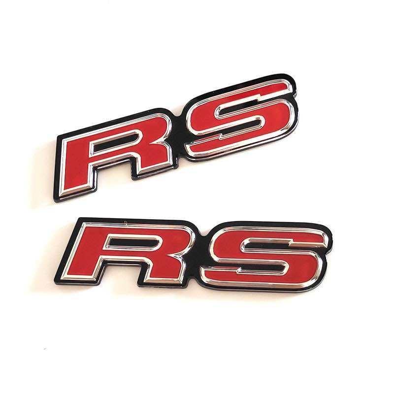 ตราสัญลักษณ์รถ RS Mesh โลโก้สำหรับ Honda Fit Accord Civic CURV Crown City