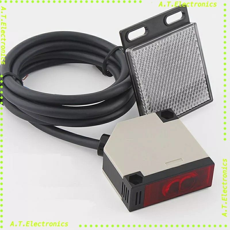 ถูกสุด! E3JK - R4M1  PHOTOELECTRIC SWITCH ระยะตรวจจับ4เมตร 12v 24v 220v