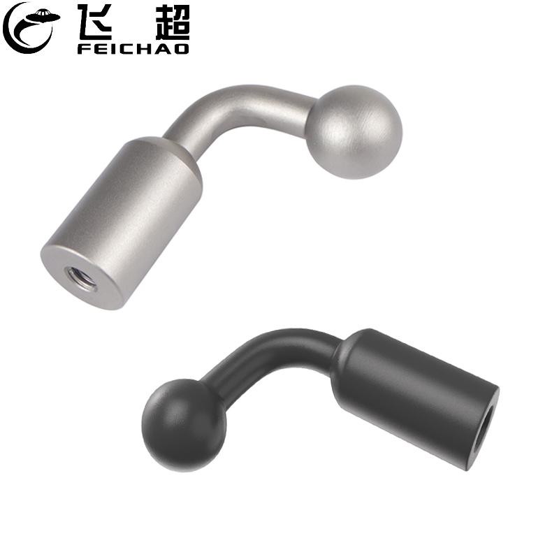 Feichao Universal 17 มม.Ball Head Bracket ฐานอะแดปเตอร์สําหรับโทรศัพท์แท็บเล็ต Navigator ผู้ถือ 1/4 ด้าย 17 มม. Ballhead Mount Connectors