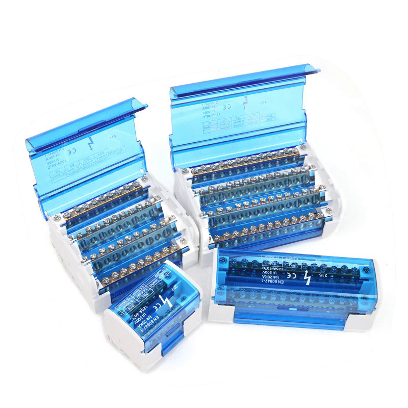 Din Rail Terminal Block UK125A Distribution Box UKK 1 In 2 In Several Out Power Universal Wire Elect