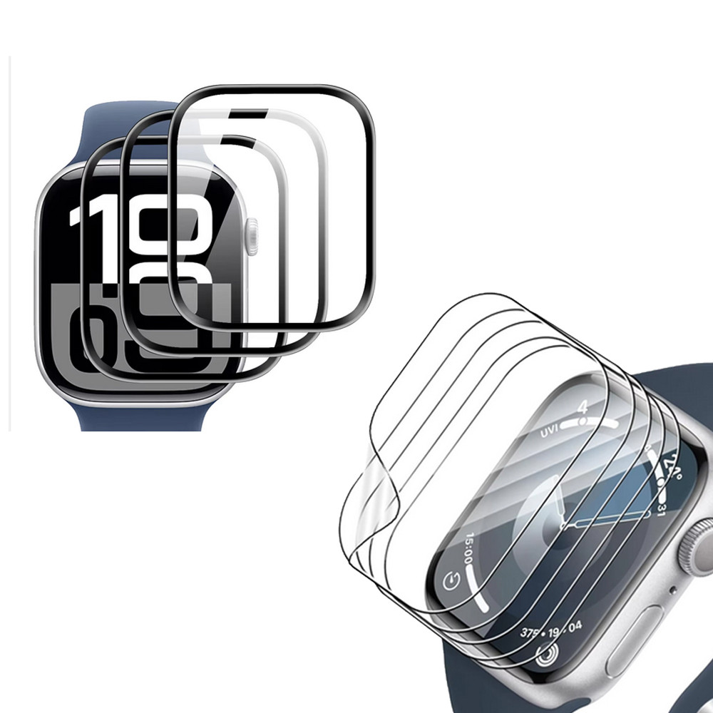 ฟิล์ม TPU แบบนุ่มและตัวป้องกันหน้าจอ PMMA สําหรับ Apple Watch Series 10 42 มม. 46 มม. ฝาครอบ iwatch