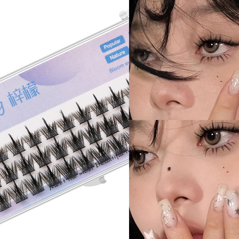 ใหม่ 3D Cluster Eyelash Extension ชุดขนตาปลอม Strip แต่ละขนตา Eye Beauty Make Up