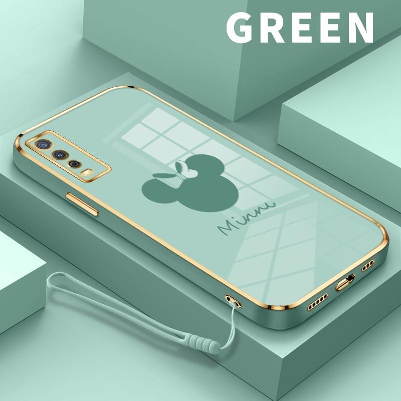 MINNIEปลอกสําหรับVivo Y20 2020 2021 Y200e Y21 Y22 Y22s Y30 Y30i Y31 2021 Y33 Y33e Y33s Y33t Y35 Y36 