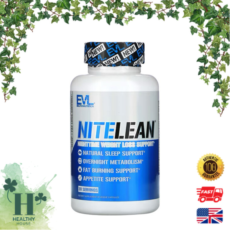 พร้อมส่ง EVLution Nutrition NiteLean Nighttime(30 Veggie Capsules)