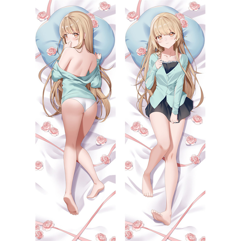Shiina Mahiru ひまり まrui Dakimakura Waifu 2WAY กอดหมอน Body Case ของขวัญอะนิเมะเซ็กซี่หมอน Otaku ปลอกห