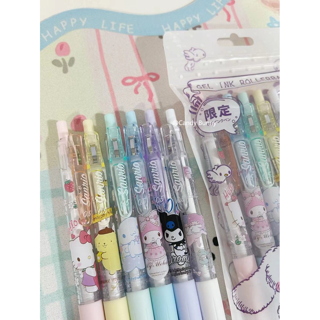 ปากกาเจล 0.5 มม. ลายซานริโอ้น่ารัก สําหรับนักเรียน สํานักงาน เครื่องเขียน พร้อมส่ง！！