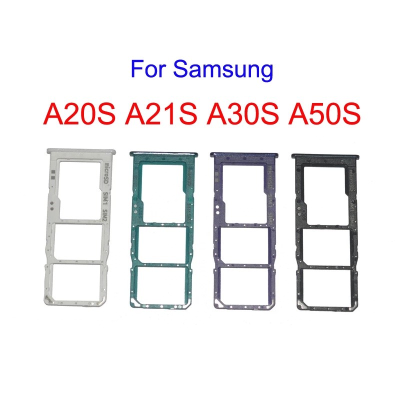 ซิมการ์ดที่ใส่ถาดสําหรับ Samsung Galaxy A20S A21S A30S A50S