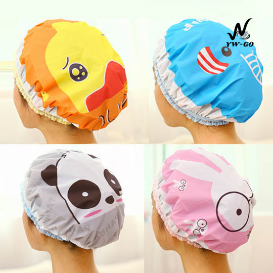 หมวกอาบน้ำ หมวกคลุมผมอาบน้ำ อุปกรณ์อาบน้ำ นำกลับมาใช้ใหม่ได้ (พร้อมส่งค่ะ) G2874