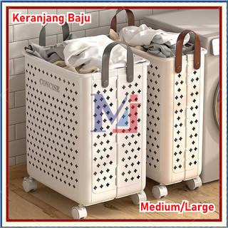 Keranjang Pakaian Kotor Keranjang Pakaian Kotor Dan Bersih Keranjang Multifungsi Basket Storage Penyimpanan Mainan Keranjang Laundry Baju Kotor Minimalis Morden