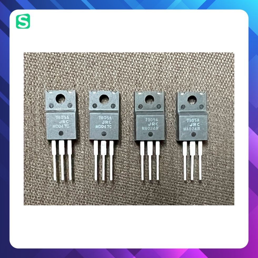 ตัวควบคุมแรงดันไฟฟ้า IC +5v 7805 7805A NJM7805 , -5V 7905 7905A NJM7905 . ใหม่ ของแท้ NEW JAPAN RADI