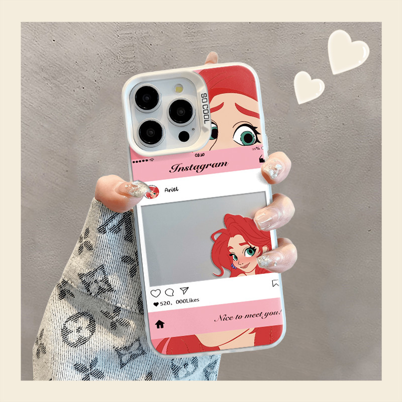 Little Mermaid Disney สําหรับ Vivo Y17 Y12 Y12S Y30 Y7S Y50 Y100 S10 S10E V23E V23 V25 V27 V29 X60 X