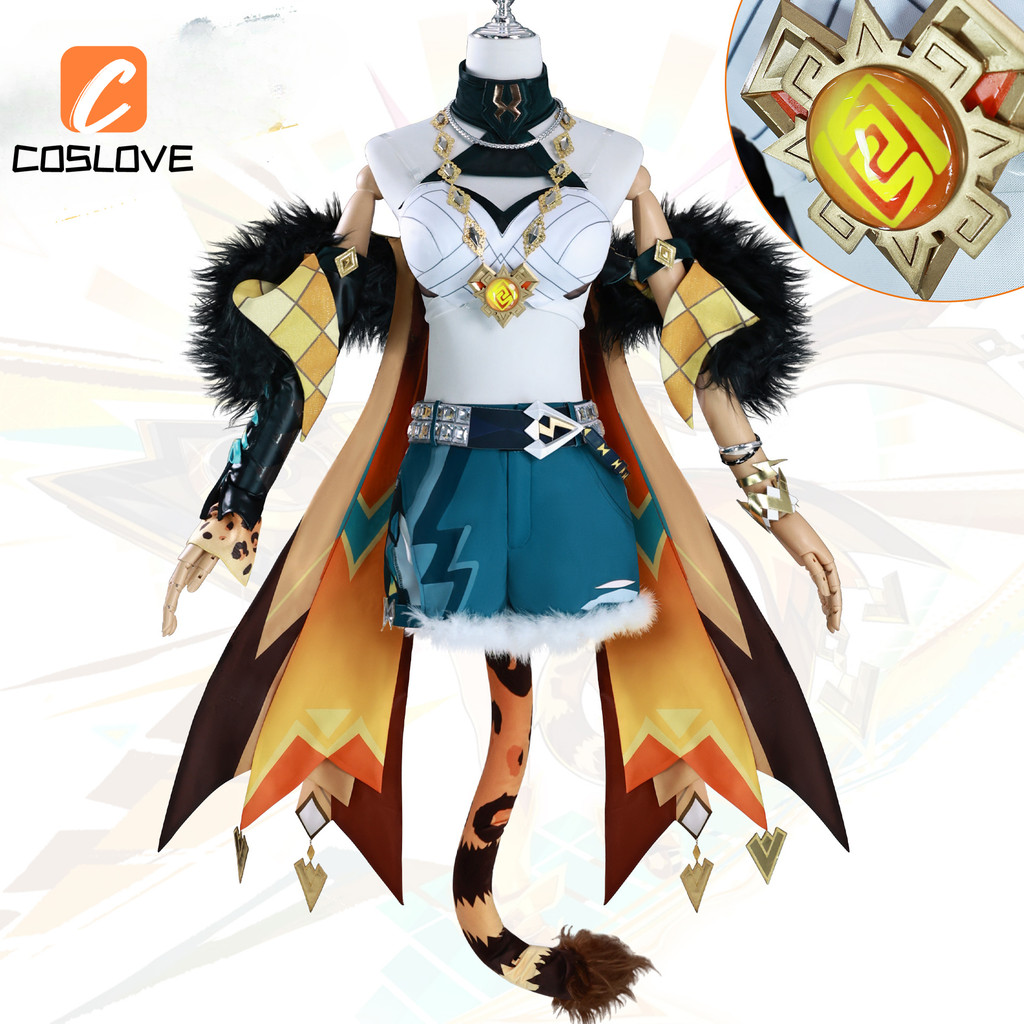 ชุดคอสเพลย์ Genshin Impact Xilonen สำหรับผู้หญิง เหมาะสำหรับ PARTY PERFORMANCE