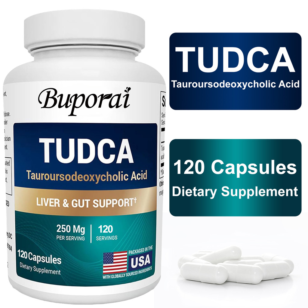 อาหารเสริม TUDCA (Toursodeoxycholic Acid) - สูตรทรงพลังเพื่อสุขภาพตับ, Bile Flow, รองรับถุงน้ําดี สุขภาพทางเดินอาหาร