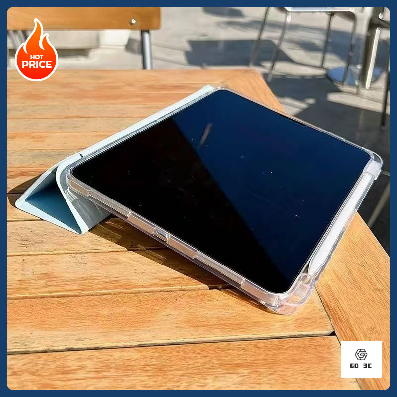 New เคสไอแพด พับตัวY เเข็ง ใส ไม่เหลือง!! for gen11 gen10 gen9 Air6 Air4 Air5 Pro11  pro12.9 pro13 วัสดุอะคริลิค case - รูปที่ 6