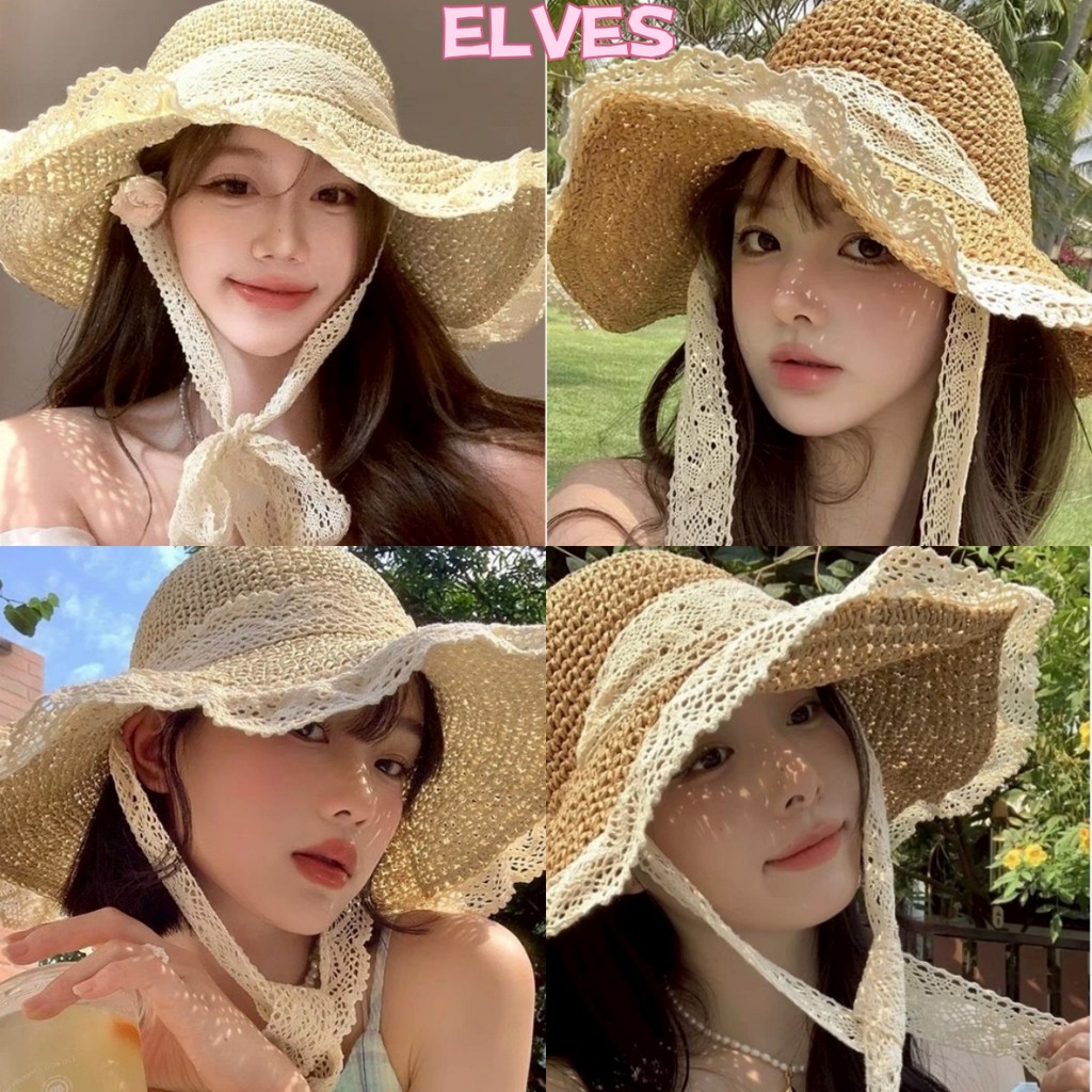 Elves พร้อม💟พร้อมส่งหมวกยักเก็ต แบบถัก สไตล์เกาหลี น่ารักมาก "MK-16"
