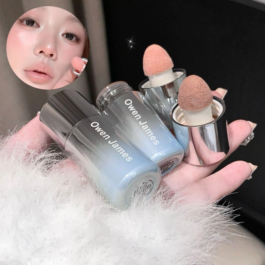 OWEN JAMES Silver Tube Liquid Blush Brightening Natural Moisturizing