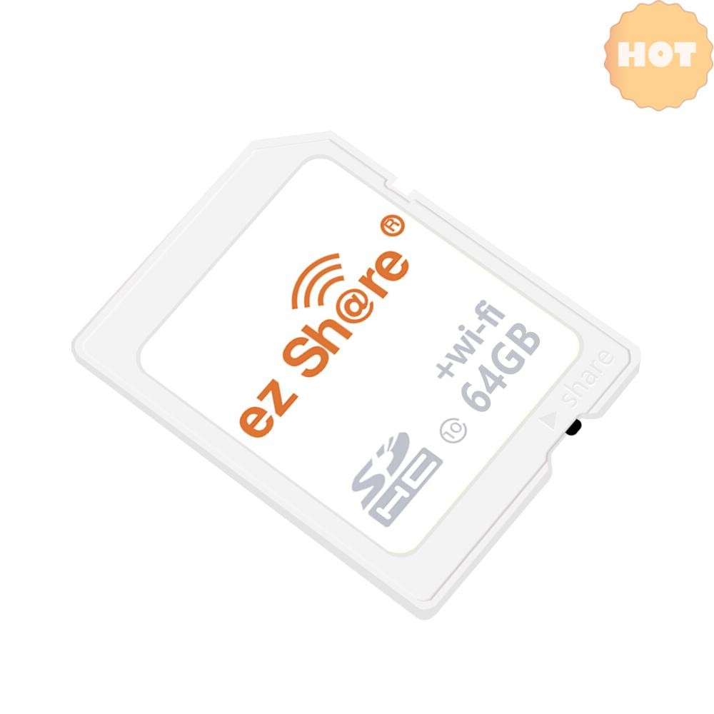 [2025 Super Sale]EZ share SD Card Wireless WiFi Share Card Flash Card Class 10 64GB สําหรับ Canon//