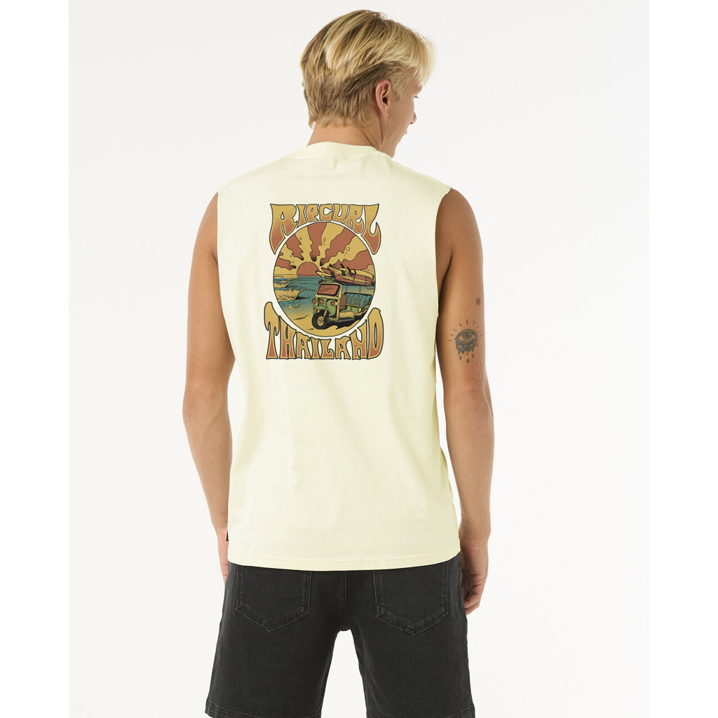 RIPCURL เสื้อกล้าม 08TMTE RCT M DEST TEE THAI KEEP ON TRUCKING TEE IN THAILAND S24
