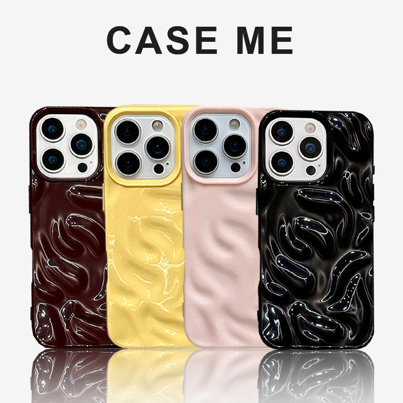 Simple Irregularity Macaronเคสโทรศัพท์สีบริสุทธิ์สําหรับiPhoneX Max XR XS SE 7 8 11 12 Pro 13 14Pro Max 15 16 Plus 17 Air Soft TPU Ultra-Thin Coverปลอก