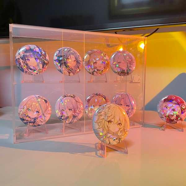 ตู้ใส่โมเดล kassa home ชั้นวางการ์ดใสอะคริลิค