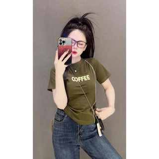 เสื้อยืดผู้หญิง ฤดูร้อน มาใหม่ เทรนด์แฟชั่นข้างถนน แขนสั้น คอกลม ระบายอากาศ พิมพ์ลาย เสื้อผ้า