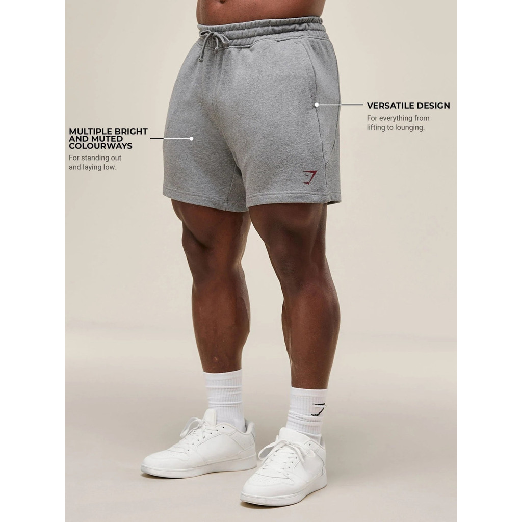 GYMSHARK กางเกงขาสั้นผู้ชาย 5 นิ้ว POWER กางเกงขาสั้น 5 นิ้ว