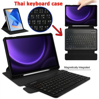 ไทย-อังกฤษ เคสคีย์บอร์ด หมุนได้ 360° for ipad Air5 Air6 Air7 air4 gen10 gen11 gen9 gen8 Gen7 Air11 gen6 gen5 pro11 Pro12.9 pro13 Air2 mini6 mini7 เคสไอแพด คีย์บอร์ด case เคสคีย์บอร์ดไอแพด