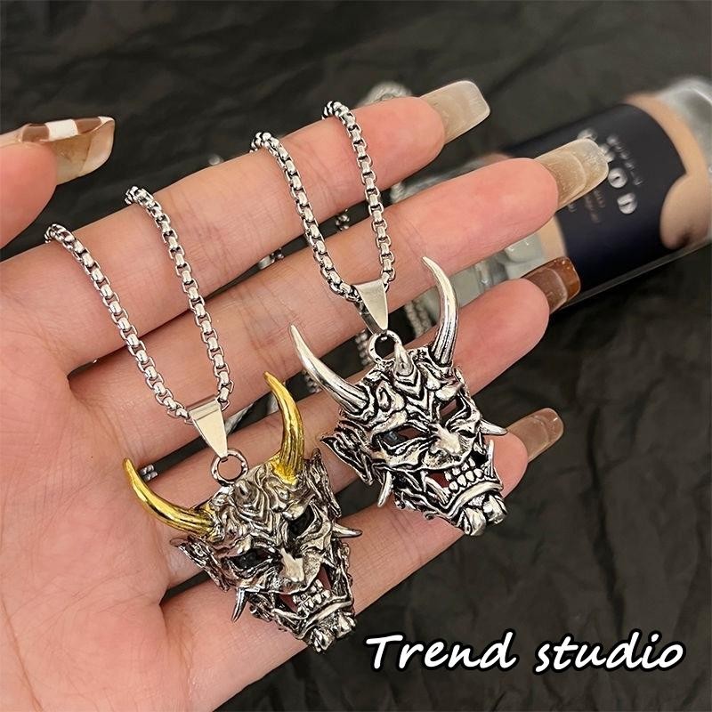 สร้อยคอทรง Prajna สร้อยคอวินเทจ มีให้เลือกสองสี โซ่สแตนเลส ไม่ลอก ไม่ดำ ใส่ได้ทั้งชายและหญิง