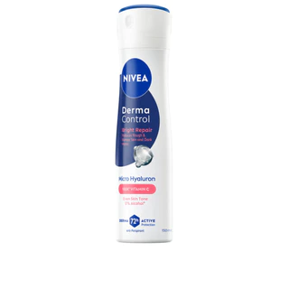 Nivea นีเวีย สเปรย์ เดอร์มา คอนโทรล ไบรท์ รีแพร์ 150 มล. สเปรย์ลดเหงื่อ ระงับกลิ่นกาย