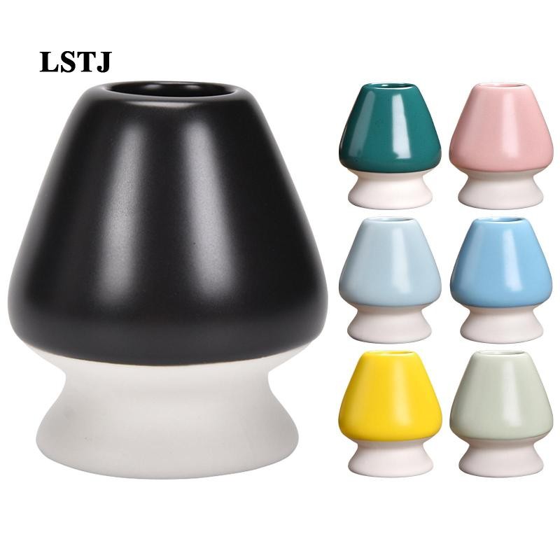 [Lstjj] Matcha Whisk Bamboo Whisk ที่วางภาชนะสําหรับผู้เริ่มต้นพิธีชงชา