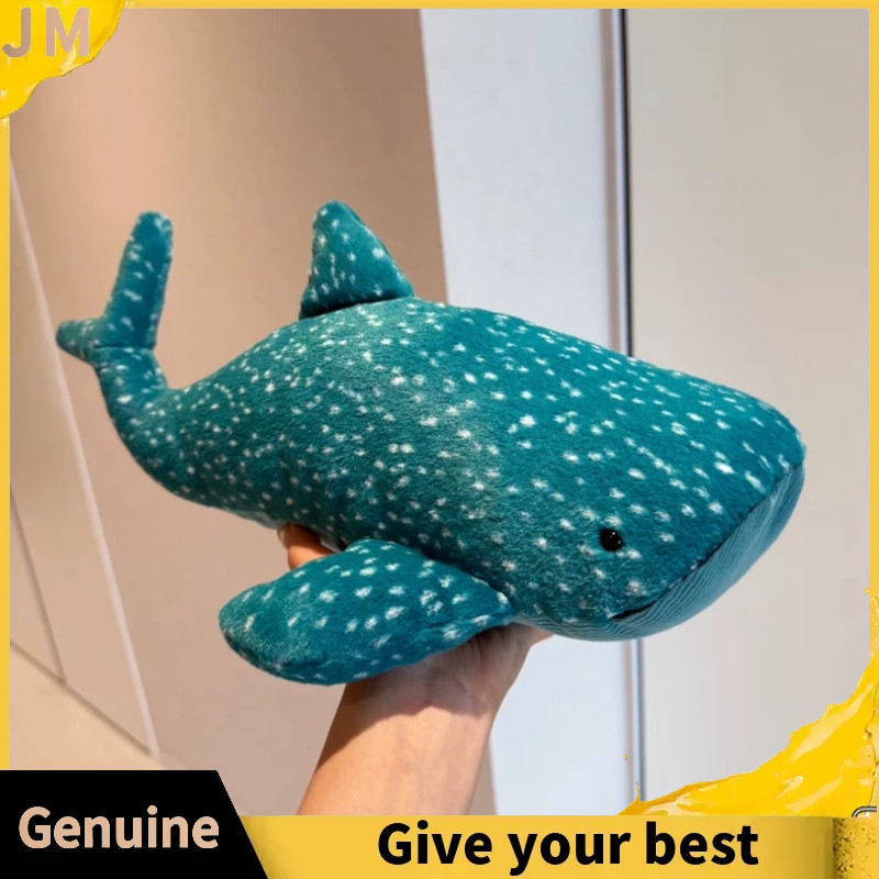 ✨ของแท้✨Jellycat 2025 สินค้าใหม่ Gobfrey Whale Shark Gobfrey Whale Shark Plush Doll Whale Doll Gift