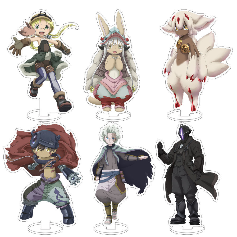 【พร้อมส่ง】made in abyss figure badge อะคริลิค พวงกุญแจ Nana Chili Kelegu Puru Shu Kafapta อุปกรณ์ต่อ