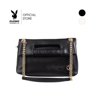 Playboy รุ่น Litty Flap Clutch Bag กระเป๋าสะพายข้างผู้หญิง ร…