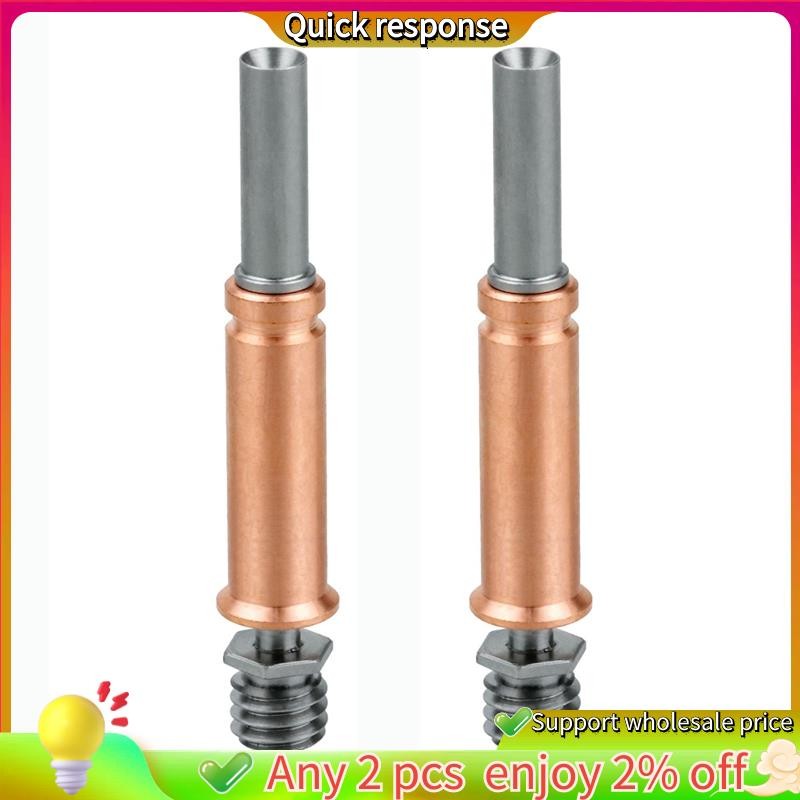 ในสต็อก-2pcs Bimetal Heatbreak อัพเกรดคอสําหรับ 3 คอสําหรับ 3 Hotend 3D เครื่องพิมพ์อุปกรณ์เสริม
