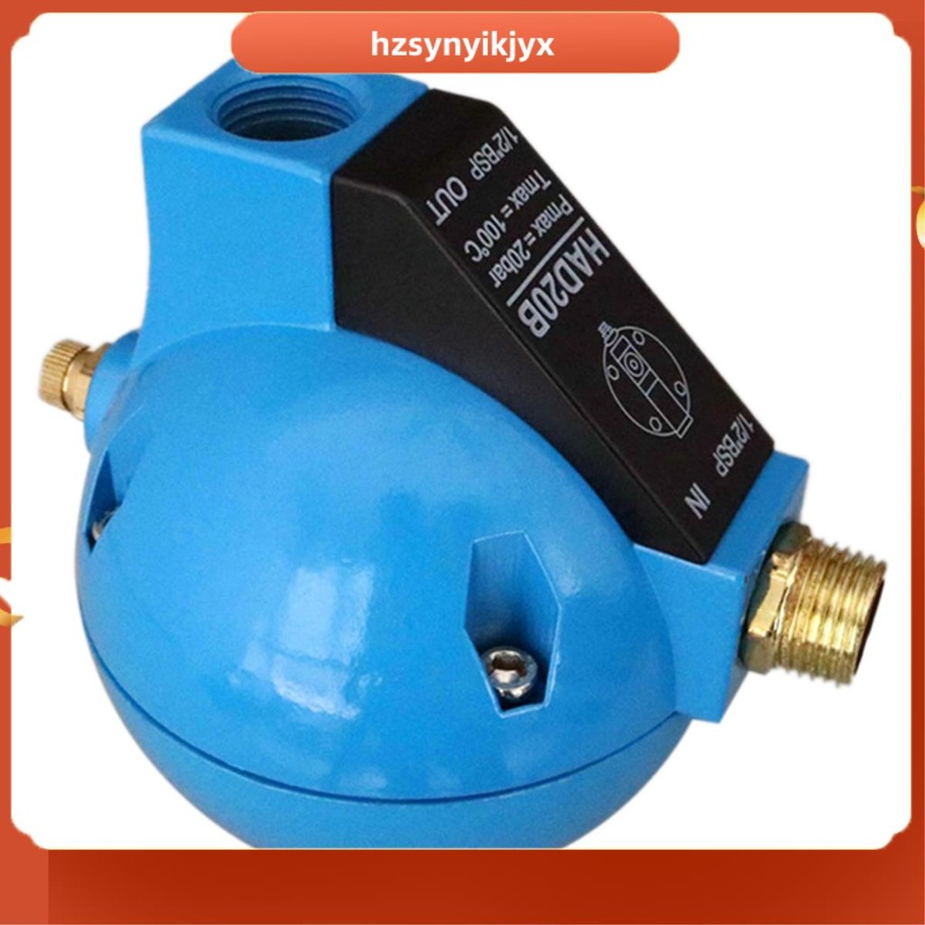 hzsynyikjyxHAD20B ท่อระบายน้ําวาล์วอัตโนมัติลอยท่อระบายน้ําวาล์วบีบอัด Air Drain Valve 1/2 นิ้ว 400L/M Condensate น้ําเครื่อง