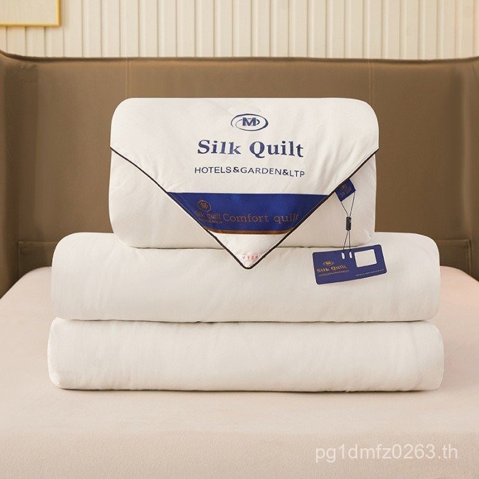 B & B ฤดูร้อน Cool Feather ผ้านวมผ้าไหมโรงแรม Five-Star Warm Double Hotel เลียนแบบผ้านวมผ้าไหมนักเรี