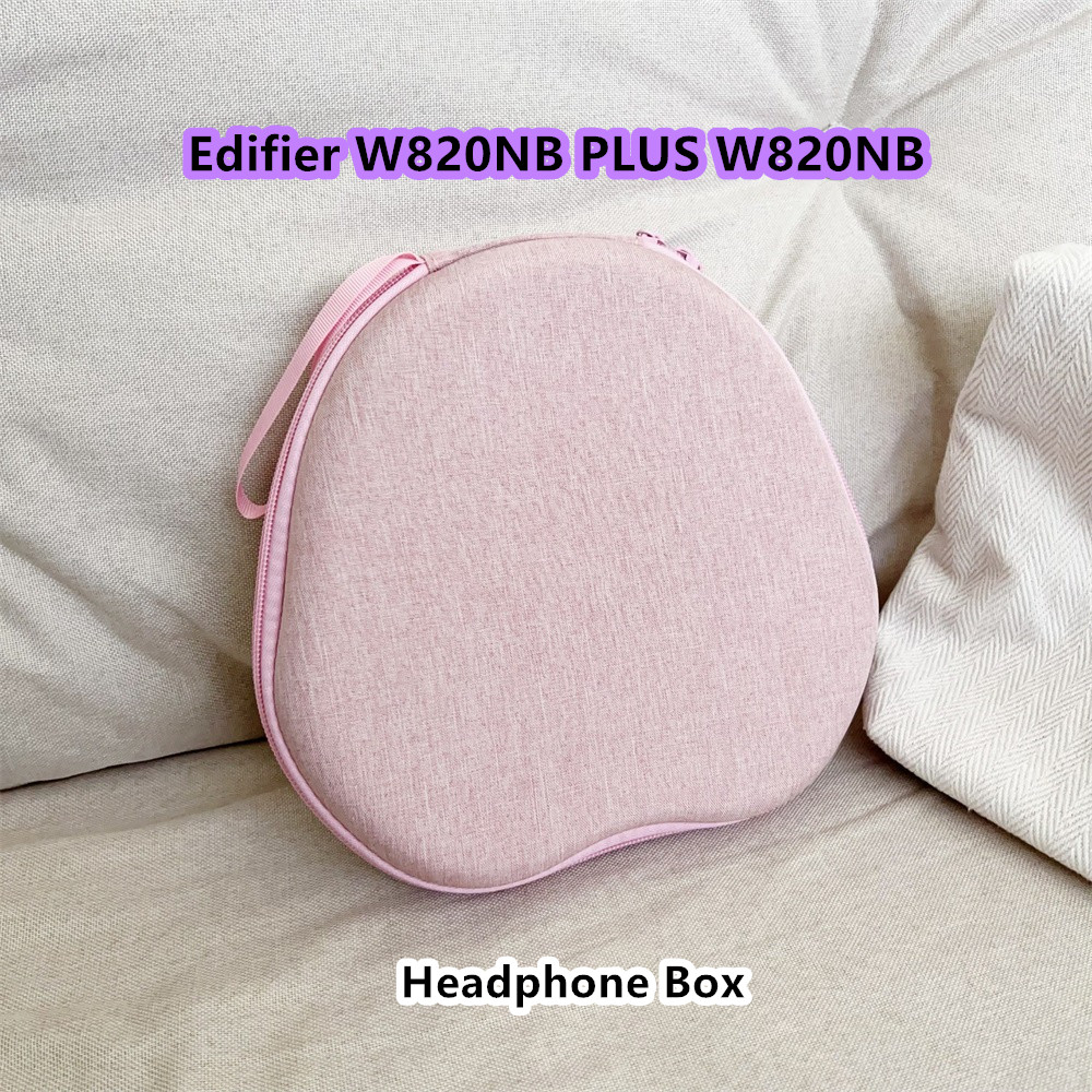 ผลิตภัณฑ์ใหม่สําหรับ Edifier W820NB PLUS W820NB หูฟัง Hard Case ชุดหูฟังสีดําบริสุทธิ์แผ่นรองหูฟัง E