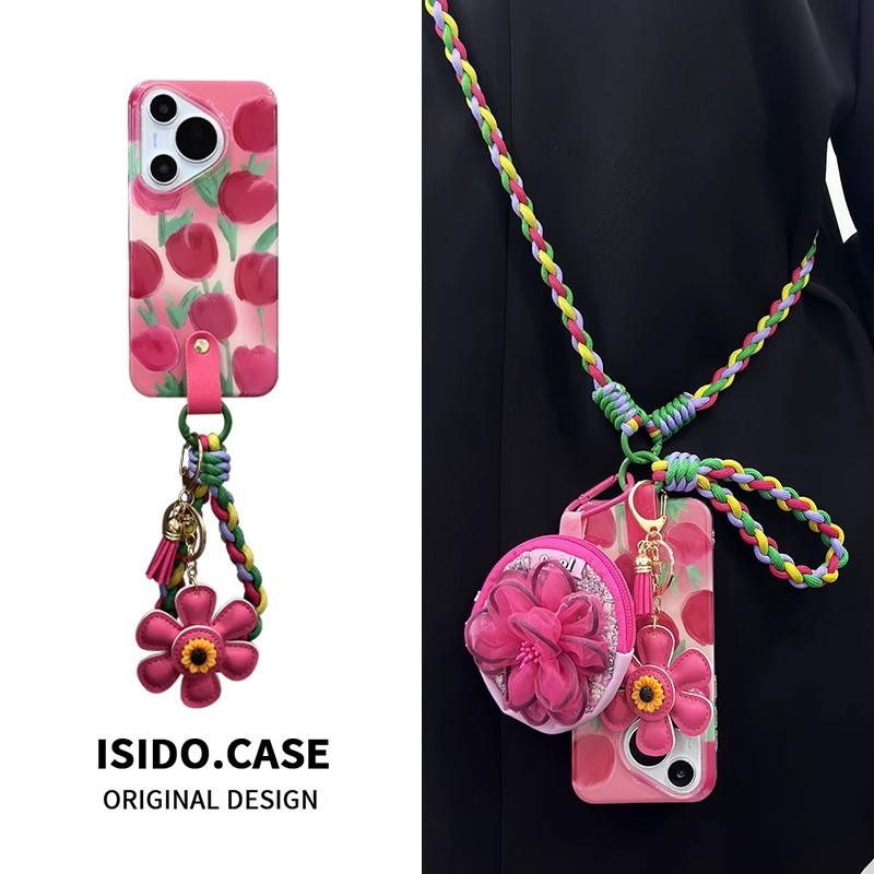 SN1234 สําหรับ iphone กันกระแทกเกาหลีน่ารักเคสโทรศัพท์ 17AIR 16 Pro Max Case/15 Pro Max 16 plus 14 Pro Max 16pro 12pro 11), เชือกเส้นเล็กที่ถอดออกได้การ์ตูนผู้หญิง Art ins สายคล้องสําหรับสาว