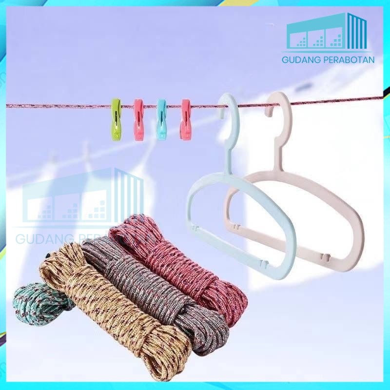 GP WHOLESALE เสื้อผ้าไนลอน CLOSING ROPE 5M & 0M ANTI-SLIP / NYLON MINE CAMPING GRAB RNAFTING 5 เมตรแ