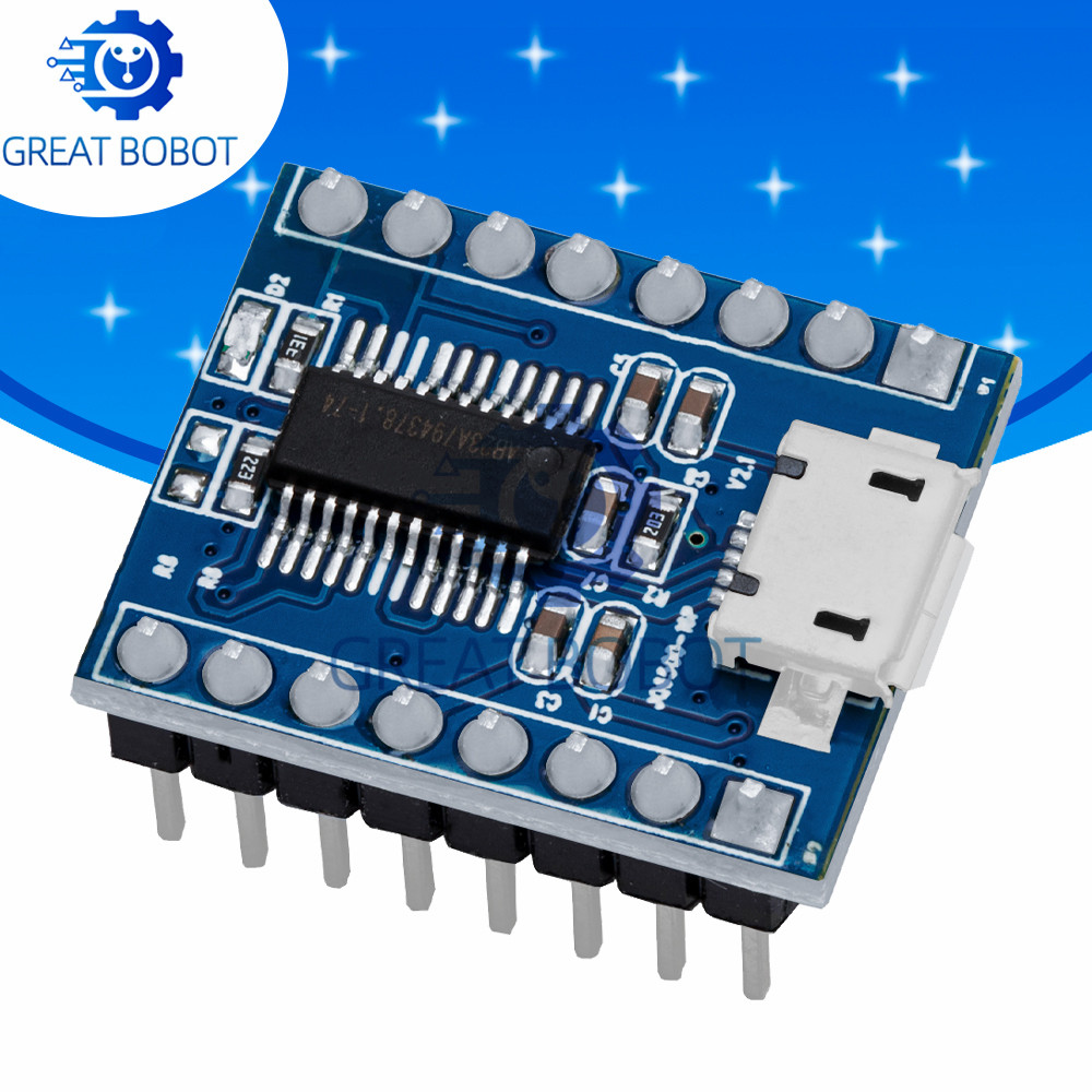JQ6500 โมดูลเสียง - บอร์ดเสียง USB MP3 พร้อมช่องเอาต์พุต 1 ถึง 5 ช่อง (หน่วยความจํา 16MB)