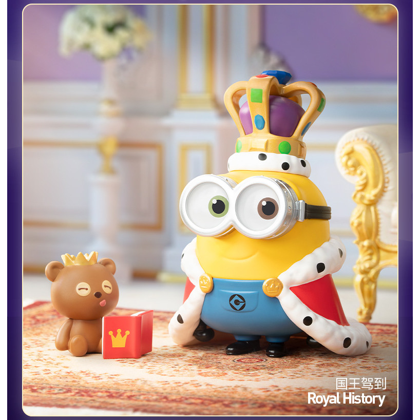 [คลังสินค้าพร้อม] Minions BOB และ TIMS Bedtime Fantasy Story Series รูปของขวัญกล่องปริศนา